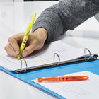 Sharpie − Surligneurs à encre liquide de type stylo à pointe biseautée − couleurs variées − paquet de 5-L’encre fluorescente pigmentée est plus vive que l’encre des surligneurs traditionnels