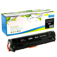 fuzion - HP 128A (CE320A) Cartouche De Toner Remanufacturée - Rendement Standard - Noir-Couleur d'encre: Noir