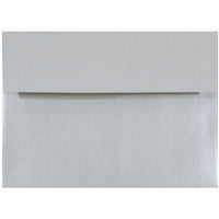JAM Paper Enveloppe Stardream A7 à effet métallisé, argenté, 50/paquet-Enveloppes Stardream en papier argenté à effet métallisé