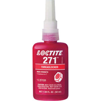 Loctite - Composé De Blocage 271, Rouge, Élevé, 10 Ml, Bouteille, paquet de 4-Couleur Rouge