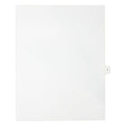 Mark Maker – Onglets séparateurs juridiques blancs, 1/15 onglets, format lettre, sans trous, lettre I, 25/paquet-Onglets séparateurs blancs, 1/15 onglets