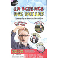 Spicebox - La Science Des Bulles - Version Francaise-Comprend un manuel d'instructions avec 12 projets, 100 ml de liquide à bulles, une baguette à bulles géante, un souffleur à bulles et un plateau, une paire de gants pour jongler avec les bulles, 12 pailles, 12 cure-pipes, 30 perles assorties.