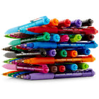 Papermate® - Stylos à bille InkJoy™ 300 à pointe rétractable, pointe moyenne 1,0 mm, couleurs variées, paq./24-Prise en caoutchouc surdimensionnée pour un confort optimal