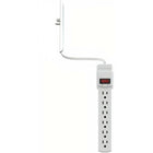 Sleek Socket - 6pi cache-prise ultra-mince parasurtenseur à 6 prises-Interieur seulement