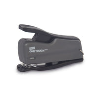 StaplesMD – Mini agrafeuse One-TouchMC, capacité de 12 feuilles, couleurs variées-Facile à utiliser grâce à la technologie One-TouchMD pour attacher plusieurs feuilles parfaitement