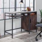 Sauder - La Collection Market Commons Bureau - Finition Rich Walnut-Finition Rich Walnut, Bois d'ingenierie, Metal