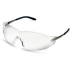 Crews, Lunettes De Sécurité Blackjack Lentille Transparent, Revêtement Anti-Égratignures, Csa Z94.3/Ansi Z87+, paquet de 12-Revêtement des lentilles Anti-égratignures