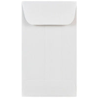 JAM Paper - Enveloppes à monnaie 2Pay avec fermeture gommée no 3, blanc, 200/paquet-Blanc