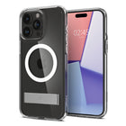 Spigen - Slim Armor Essential S MagFit pour iPhone 15 Pro Max - Cristal Clair-Le MagFit est un écosystème magnétique qui couvre tous les aspects de MagSafe