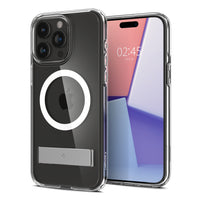 Spigen - Slim Armor Essential S MagFit pour iPhone 15 Pro Max - Cristal Clair-Le MagFit est un écosystème magnétique qui couvre tous les aspects de MagSafe