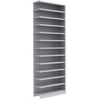 Metalware – Étagère enclenchable RK420, 13 tablettes, 36 x 18 x 100 po, gris pâle-Système de tablettes ajustables offrant un espace de rangement solide, mais économique qui convient à vos besoins