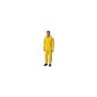Wayne Safety - Ensemble de pluie 3 pièces (veste/pantalon/capuche) - Très grand - Jaune-Jaune