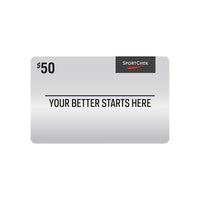 Sport Chek â€“ Carte-cadeau de 50 $-Les récompenses Air Miles ne s'appliquent pas sur l'achat de cartes-cadeaux.