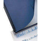 GBC - Couvertures de présentation Designer Premium Plus, marine uni, couverture arrière, paq./25-Plastique robuste résistant aux éclaboussures et aux déchirures  