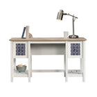 Sauder 54"W La Collection Cottage Road Bureau - Finition Soft White-  Le tiroir à fichiers contient des fichiers de format Lettre - transformant votre désordre en organisation