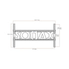 Sonax - Montage mural TV pour téléviseurs de 32 po à 90 po, noir-Peut tenir jusqu'à 165 lb