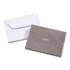 Mara-Mi - Note de remerciement - 3,5 x 5 - Merci - Paquet de 20-20 cartes muettes, 20 enveloppes