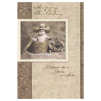 Rosedale – Cartes de souhaits et enveloppes, Cute Happy Birthday, 5 1/2 x 8 po, 12/paquet (15612)-Imprimé sur papier cartonné non couché de haute qualité