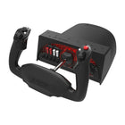 Snakebyte Alpha Flight Controls Yoke PC-Arbre en acier massif avec double roulement à billes linéaire et rotation de 180° du joug