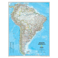 National Geographic Maps – Carte murale d’Amérique du Sud (NGMRE00620150)-Sciences sociales