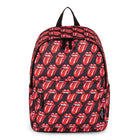 The Rolling Stones - Collection The Core - Sac à dos avec ouverture principale zippée - Noir/Rouge-Noir/rouge, nylon