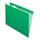 Chemise suspendue colorée haut de gamme Pendaflex Reversaflex, vert vif, format lettre, paquet de 25-Elles sont 10 fois plus robustes que les chemises ordinaires et peuvent contenir plus de feuilles sans se déchirer.