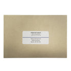 Labelcraft Products  - Étiquettes Zéro Déchet - 4" x 2" - 1500 Étiquettes-Dimension de l'étiquette: 4 larg. x 2 haut. (po), Couleur de l'étiquette: blanc