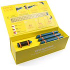 3Doodler Kits d'apprentissage pour Stylos d'Impression 3D Create Plus - 6 Stylos - 600 Pièces de Filaments-Assortis-300 mèches de recharge en plastique PLA.