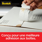 Scotch - Ruban d’emballage Box Lock(MC) - 48 mm x 20,3 m (1,88 po x 22,2 vg)-2 po centre