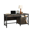 Sauder 427851 La Collection Steel River - Bureau, Finition Carbon Oak-Finition Carbon Oak, Bois D'ingénierie