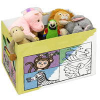 Bankers Box - Coffre à jouets Au jeu - Animal-Utilise des marqueurs, des crayons de couleur ou de la peinture pour décorer ton coffre à jouets Bankers Box