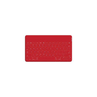 Logitech - Clavier Keys-To-Go, rouge-Le Keys-To-Go est léger et confortable pour votre tablette