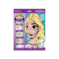 Crayola - Ensemble d'art pour enfants 3D POUF - La Reine des neiges-Ensemble D'Activités En 3D : L'Ensemble D'Activités 3D Pouf La Reine Des Neiges De Crayola Comprend 3 Pages À Colorier, 3 Pages À Découpes, 3 Feuilles D'Autocollants La Reine Des Neiges, 7 Marqueurs Lavables Pipsqueaks Et 1 Feuille De Ruban Adhésif