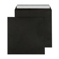 Blake - Enveloppes d'invitation noire Black Creative Color Color - 8 5/8 po l x 8 5/8 po L - Jet Black - Paquet de 10-Jet Black