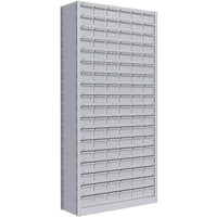 Metalware – Étagère sans boulons RK982, 19 tablettes, 36 x 18 x 76 po, gris pâle-Système de tablettes ajustables offrant un espace de rangement solide, mais économique qui convient à vos besoins