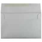 JAM Paper Enveloppes Stardream A10 à effet métallisé, argenté, 250/paquet-Intérieur vierge où écrire un mot personnalisé