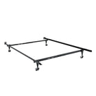 CorLiving – Cadre de lit métallique BAL-101-F pour lit jumeau ou deux places, noir-Cadre de lit métallique s’ajuste facilement pour lit jumeau ou lit deux places