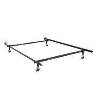 CorLiving – Cadre de lit métallique BAL-101-F pour lit jumeau ou deux places, noir-Cadre de lit métallique s’ajuste facilement pour lit jumeau ou lit deux places