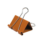 JAM Paper – Pinces relieuses, taille grande, 41 mm, orange, 12/paquet (340BCor)-Orange