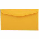 JAM Paper Enveloppes de couleur commerciales #6 3/4 - 3,625" x 6,5" - Verge d'or orange - Paquet de 50-Couleur : Verge d'or