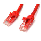 StarTech  Câble de raccordement Cat6 avec connecteurs anti-coupure RJ45, 100 pi, rouge-Les connecteurs en or de 50 microns garantissent une conductivité optimale tout en éliminant les pertes de signaux en raison de l’oxydation ou la corrosion
