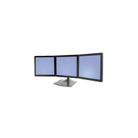 Ergotron DS100, pied pour trois écrans sur bureau, noir-Noir