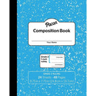 Pacon Marble Composition Book Grade 2 Bleu 3/4" Ligné avec Ligne de Base Rouge, Paquet de 24-Couverture souple durable