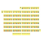 Dowling Magnets Magnet Math Magnetic Demonstration Number Line Set, -10 à 120, paquet de 31-Le design jaune "apparaît" visuellement sur votre tableau blanc