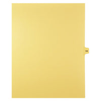 Markmaker - 25 tabs/PQT,5 PQT/Boite, Intercalaires imprimes Legal, Chamois, 1/15th coupe| format lettre, sans trous, Numero 188-Intercalaires imprimes Legal