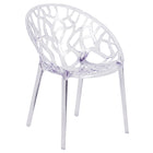 Chaise d’appoint transparente empilable série Specter (FH-156-APC-GG)-S'empile jusqu'à 4 chaises