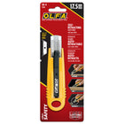 OLFA - Couteau de sécurité semi-automatique à rétraction automatique SK-4 - jaune-Lame de sécurité à double tranchant de 17,5 mm