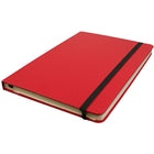 JAM PaperMD – Cahiers de notes à couverture rigide avec fermeture à bande élastique, 5 x 7 po, rouge, 2/pqt-4