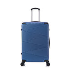 TOSCANO INTRECCIARE Bagage à main rigide 20 po - Bleu-Conçu en Italy