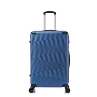 TOSCANO INTRECCIARE Bagage à main rigide 20 po - Bleu-Conçu en Italy